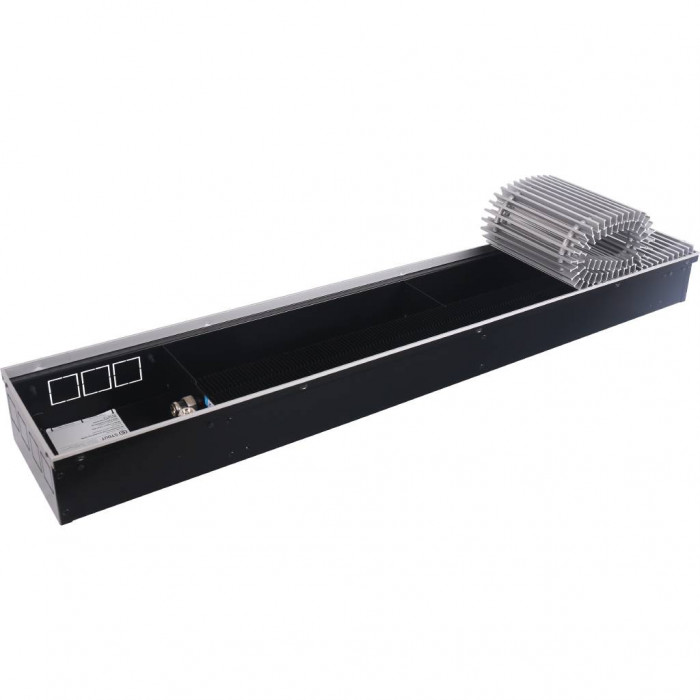 STOUT Конвектор внутрипольный SCN 110.240.1200 (Решётка роликовая, анодированный алюминий)