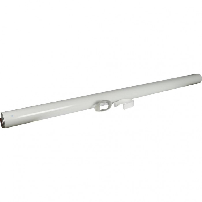 STOUT  Элемент дымохода  O60/100 труба коаксиальная 2000 мм п/м, уплотнения и хомут в комплекте (лого),групповая упаковка 9 шт.