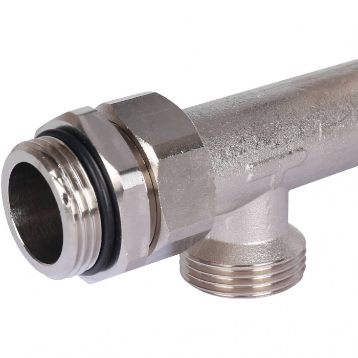 Насосно-смесительный узел STOUT SDG-0120 с термостатическим клапаном 20-43°C жидкокристаллическим термометром, с насосом UPSO 25-65, 130 mm