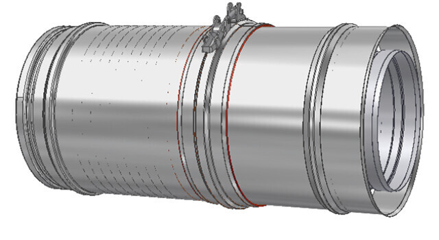 Эл трубы раздв 375-585 мм 400 ICS25 ECO