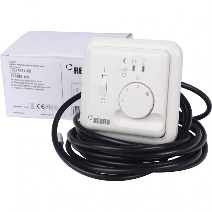 Терморегулятор Rehau Solelec Comfort 16 A с механическим управлением 12274931100 (227493)