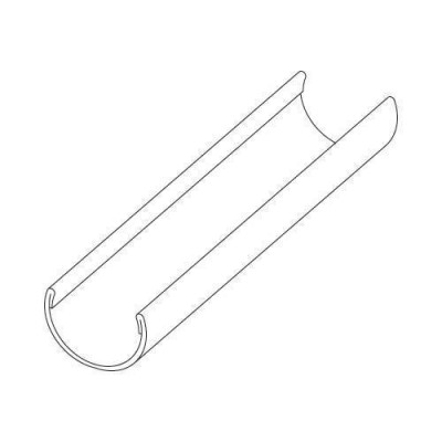 Фиксирующий желоб REHAU для ПЭ-трубы 50 (11380831001) Длина желоба 3 метра.