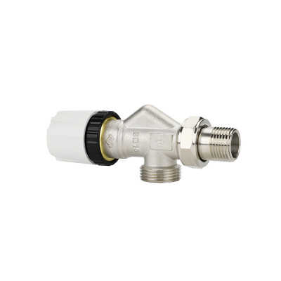 Термостатический клапан (терморегулятор) Varmega VM10802, 1/2&quot; x 3/4&quot;EK, осевой