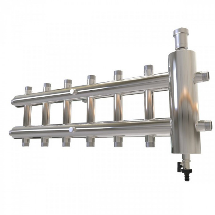 Распределительный коллектор с гидрострелкой GSK 40-7