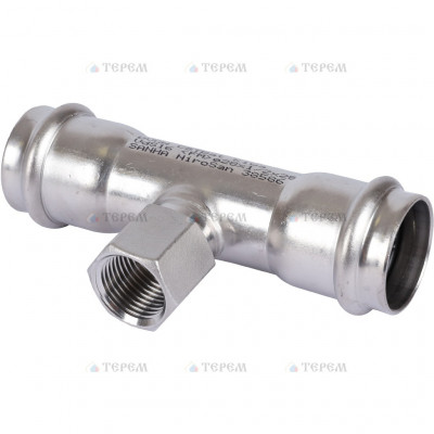 Sanha 9130G пресс-фит. нерж.сталь, тройник ВПр-ВР-ВПр, 28x1/2x28