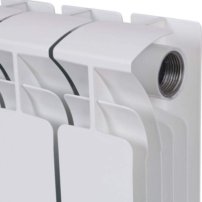 Биметаллический радиатор RIFAR BASE 200, 10 секций, боковое подключение, белый