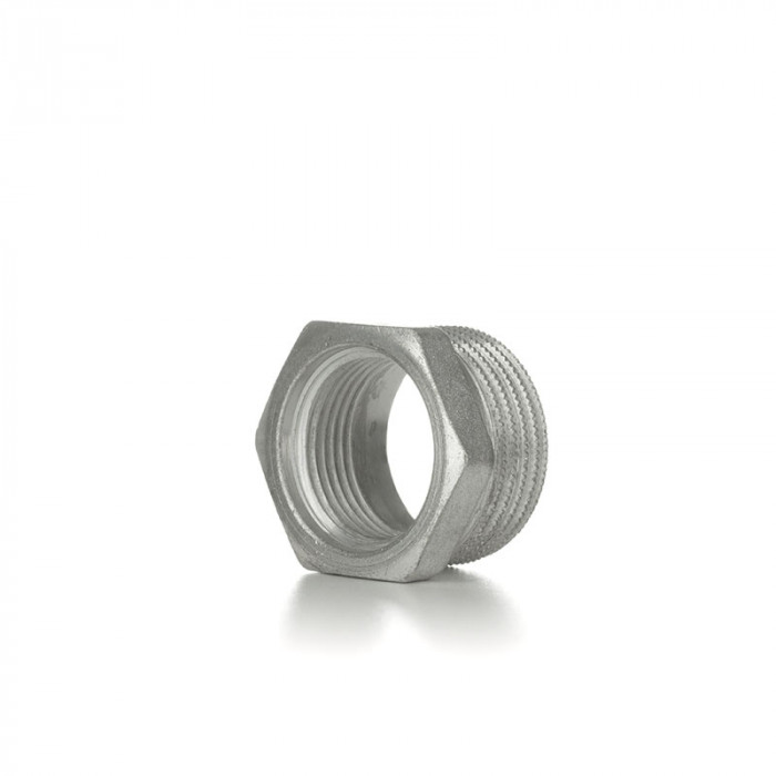 Футорка, НВ 1/2"×1/4", TIN латунь