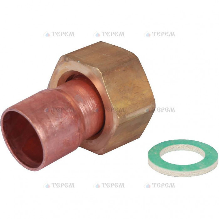 Sanha 5359g 5359G переход ВП-ВР, с накид- ной гайкой, медь 15x1/2, для медных труб под пайку