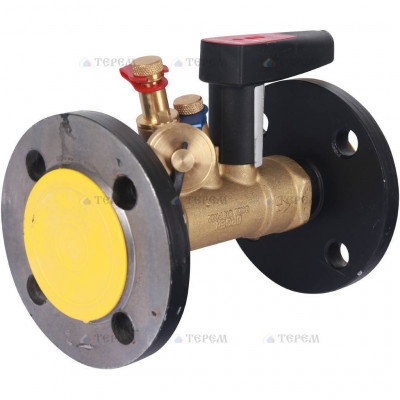 Клапан балансировочный БРОЕН Venturi FODRV DN 025 PN 16 ручной фланцевый повышенной пропускной способности и дренажем