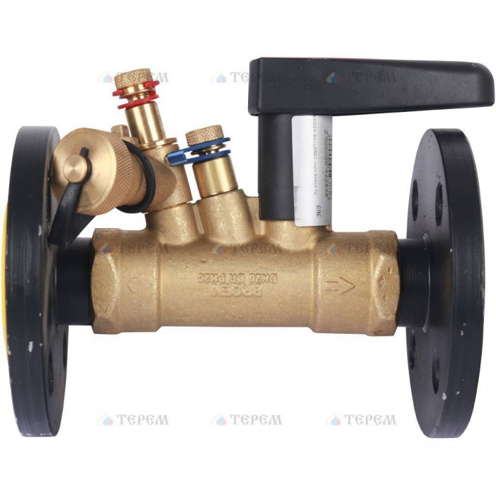 Клапан балансировочный БРОЕН Venturi FODRV DN 025 PN 16 ручной фланцевый повышенной пропускной способности и дренажем