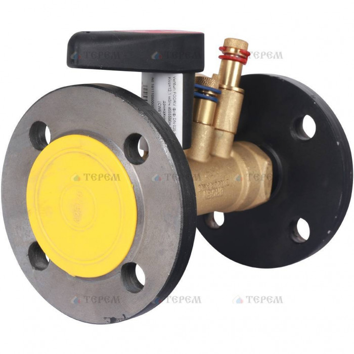 Клапан балансировочный БРОЕН Venturi FODRV DN 025 PN 16 ручной фланцевый повышенной пропускной способности и дренажем