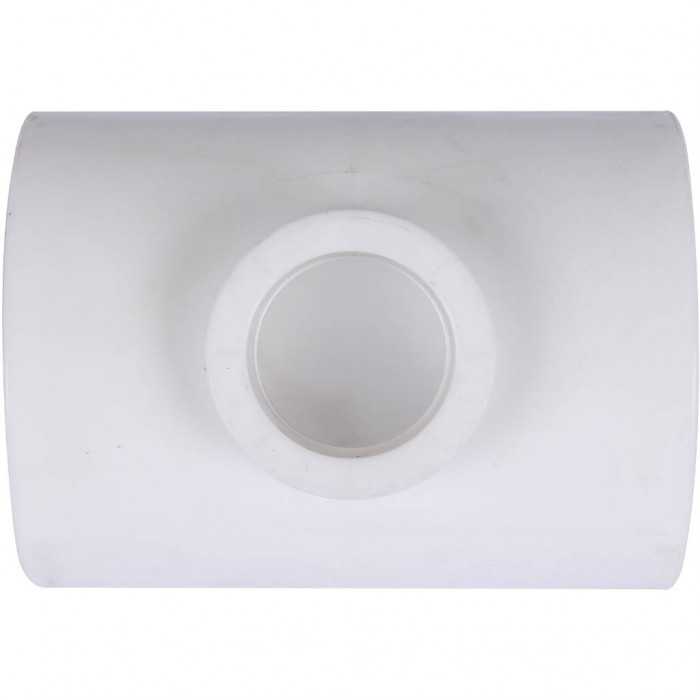 Политэк 63х32х63 Тройник переходной для полипропиленовых труб под сварку (цвет белый)