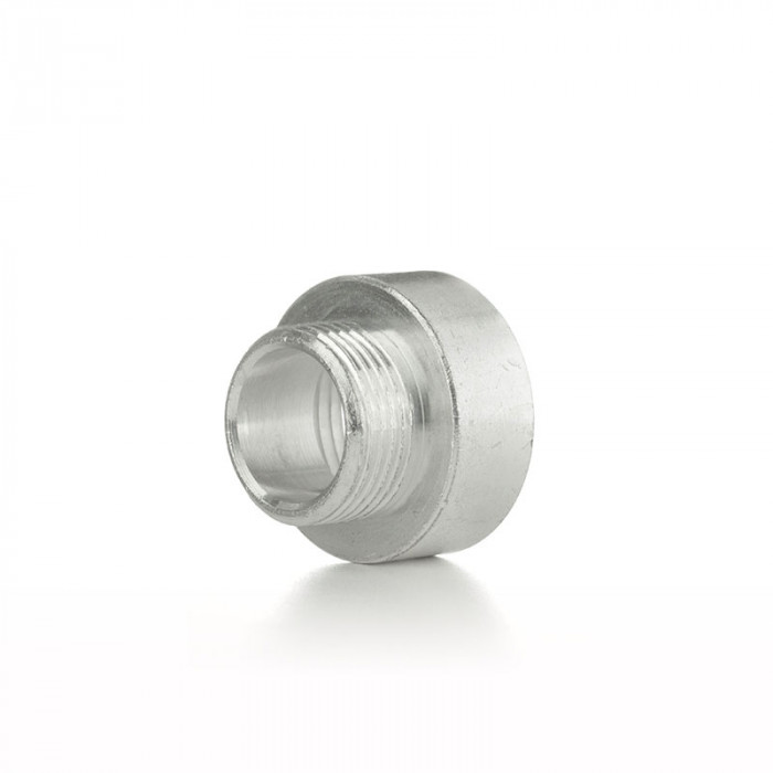 Переходник, НВ 1/2"×1", TIN латунь