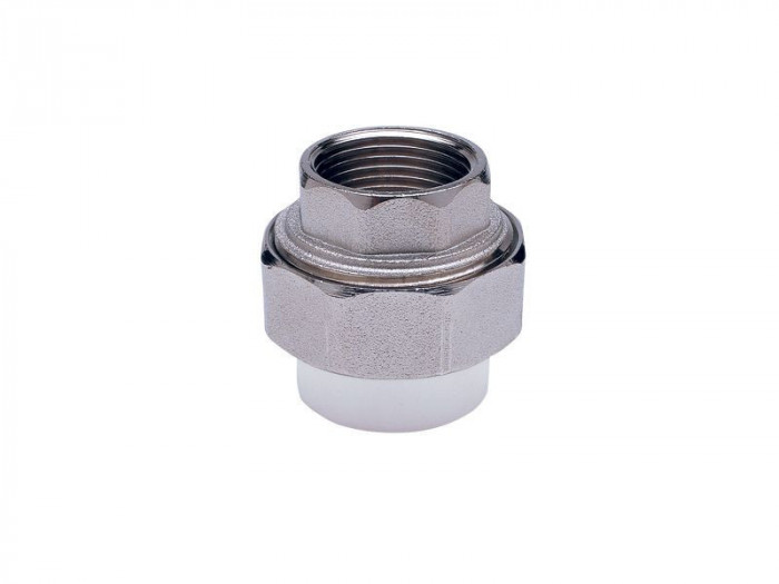 Муфта разъемная с внутренней резьбой полипропиленовая SPK 25x3/4"