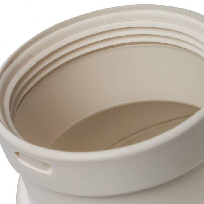 STOUT  Элемент дымохода DN80/80 адаптер для подкл. разд. труб (совместимый  Vaillant,Ptotherm New ) PP-Ryton