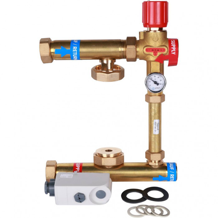 Насосно-смесительный узел STOUT ISOTHERM 30-50°C, без насоса SDG-0120-006000