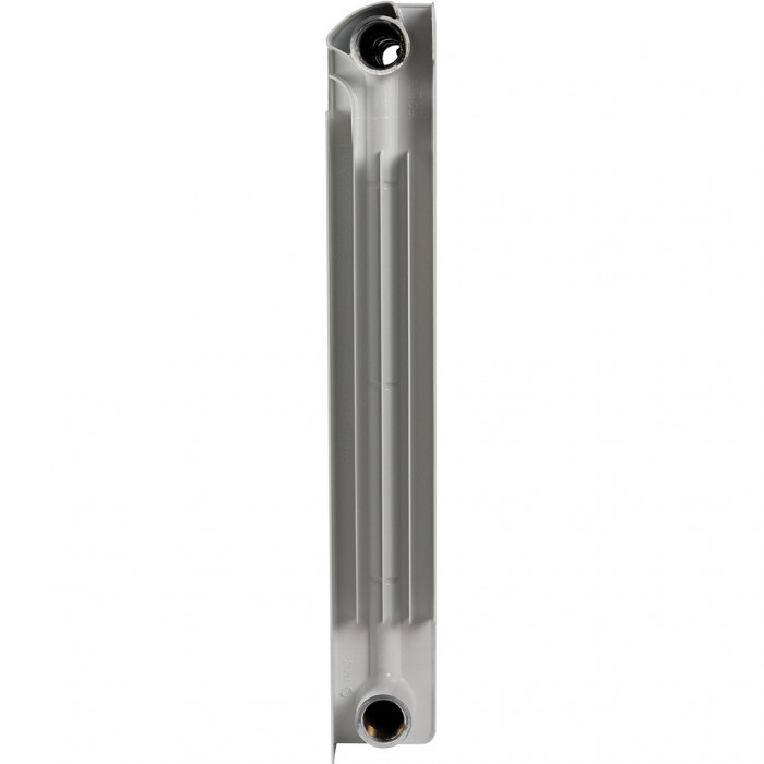 Биметаллический радиатор STOUT ALPHA 500, 6 секций, боковое подключение, белый