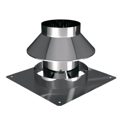 Крышка вентилируемой шахты D130, AISI 304 (Вулкан)