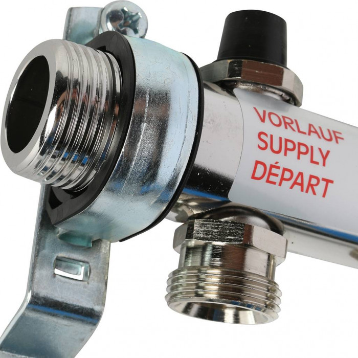 Распределительный коллектор REHAU HKV на 7 контуров нержавеющая сталь (12180711001)