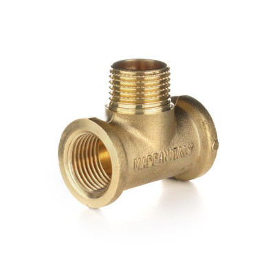 Тройник равнопроходной, ВНВ 3/4&quot;, латунь