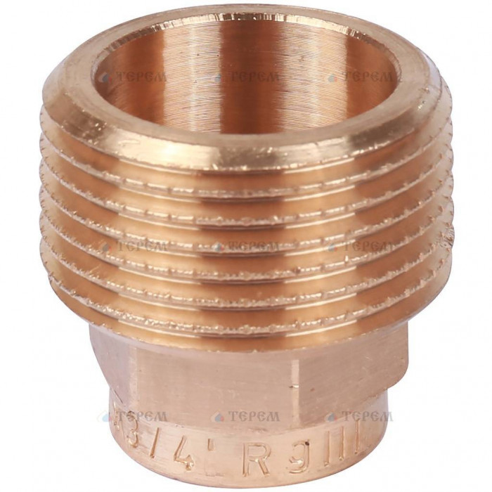 Sanha 4243g переход ВП-НР, бронза15x3/4, для медных труб под пайку