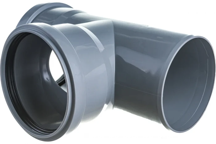 Тройник ПП 110/110/87°, серый, Ostendorf HT