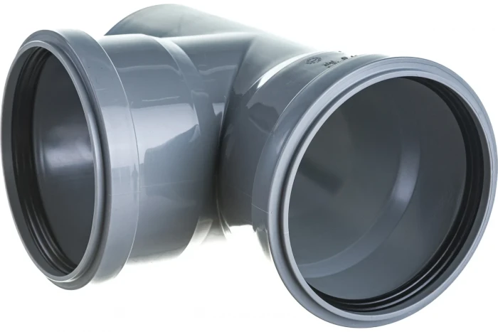 Тройник ПП 110/110/87°, серый, Ostendorf HT