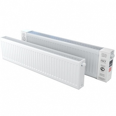 Стальной панельный радиатор STI Ventil Compact 22-300-1400, боковое подключение