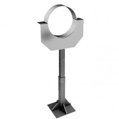 Стойка опорная (h=680-1080) D80/180, AISI 304 (Вулкан)