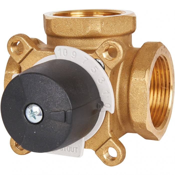 STOUT трехходовой смесительный клапан 1 1/4" KVs 15