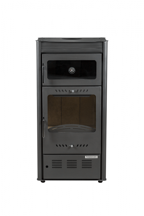 Печь-камин HOSSEVEN ROSE OVEN BURGUNDY
