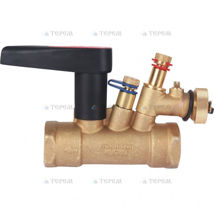 Клапан балансировочный БРОЕН Venturi FODRV DN 025 PN 25 ручной с дренажем