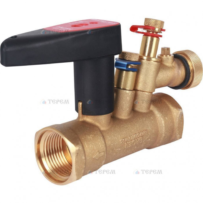 Клапан балансировочный БРОЕН Venturi FODRV DN 025 PN 25 ручной с дренажем