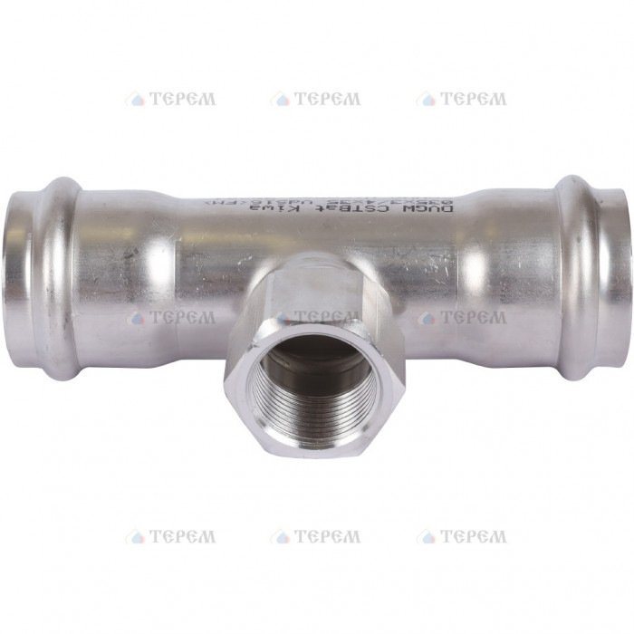 Sanha 9130G пресс-фит. нерж.сталь, тройник ВПр-ВР-ВПр, 35x3/4x35