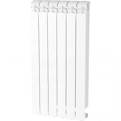 Алюминиевый радиатор Global VOX- R 800, 8 секций, боковое подключение, белый