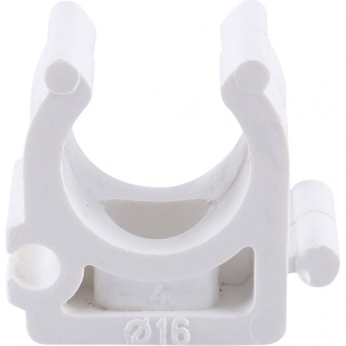 Крепление Kalde d=16 для полипропиленовых труб под сварку (цвет белый)