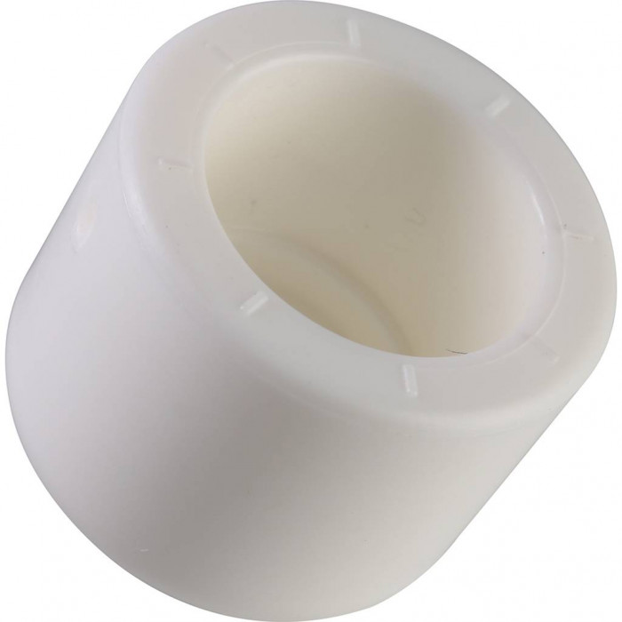Политэк d=20 Заглушка для полипропиленовых труб под сварку (цвет белый)