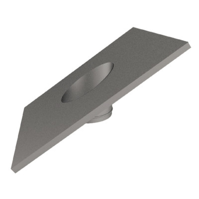 Фланец наклонный с изоляцией 900х900 D300/400, AISI 304 (Вулкан)