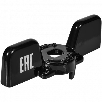 STOUT SVB-BUT2-1234 STOUT Ручка-бабочка для шарового крана STOUT 1/2 - 3/4  (Чёрная)