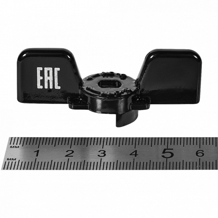 STOUT SVB-BUT2-1234 STOUT Ручка-бабочка для шарового крана STOUT 1/2 - 3/4  (Чёрная)