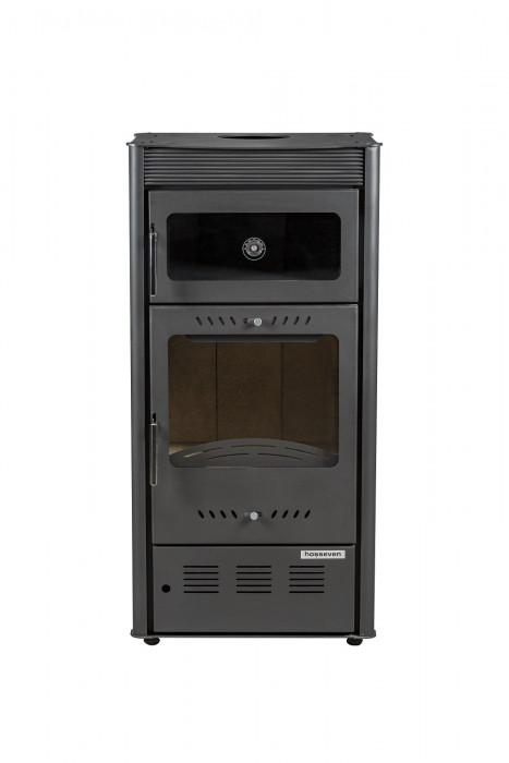 Печь-камин HOSSEVEN ROSE OVEN ANTHRACITE