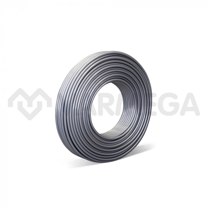 Универсальная труба Varmega Flex PE-Xa/EVOH VM50104 32x4.4, бухта 50 м, серая (серебристая), многослойная