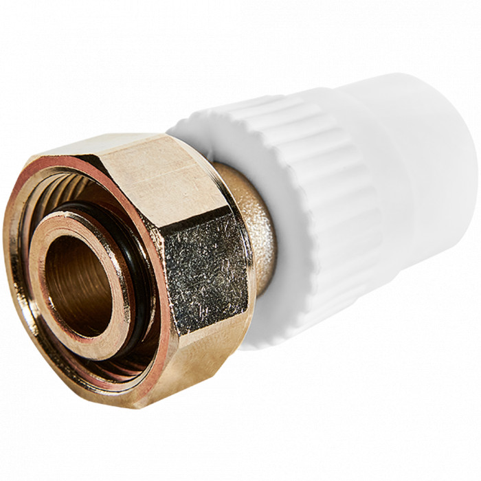 Pro Aqua PA75010P Pro Aqua d=20x3/4 PP-R Евроконус Белый