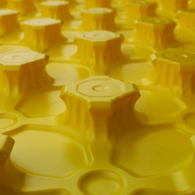 Плита для теплого пола с бобышками и плёнкой, 1100×800×20 мм