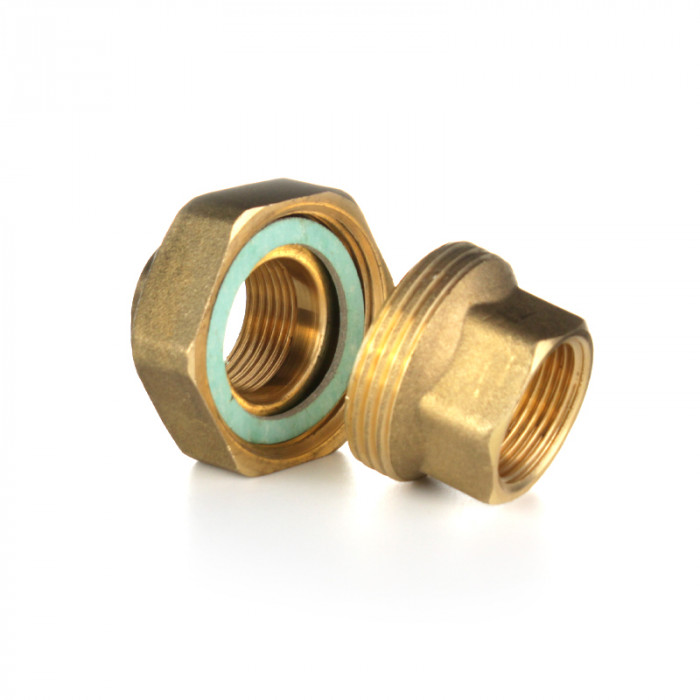 Разъемное соединение прямое, американка, ВВ 1", латунь