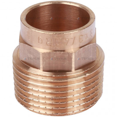 Sanha 4243g переход ВП-НР, бронза18x3/4, для медных труб под пайку