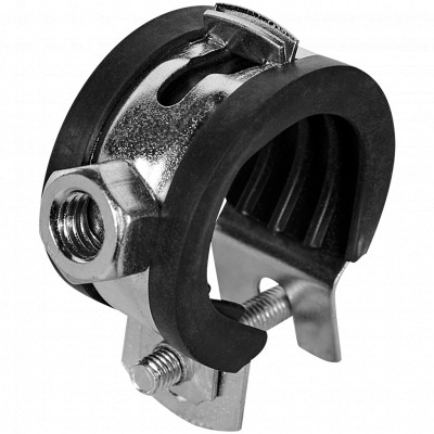 Хомут для труб STOUT одновинтовой с гайкой М8,  3/4  (25-28мм) SAC-0020-300034