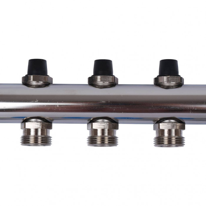 Распределительный коллектор REHAU HKV на 10 контуров нержавеющая сталь (12181011001)