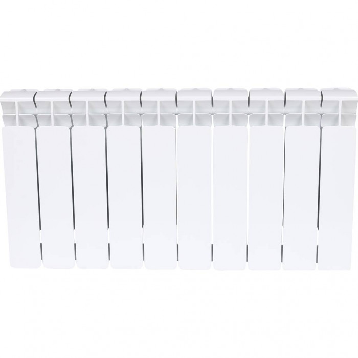 Биметаллический радиатор RIFAR BASE 350, 10 секций, боковое подключение, белый