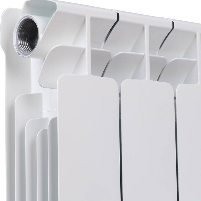 Биметаллический радиатор RIFAR BASE 350, 10 секций, боковое подключение, белый